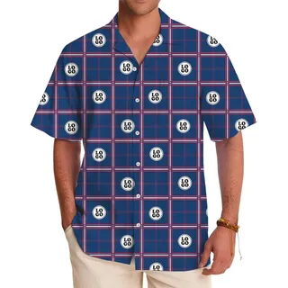 Custom Logo Plaid Shirt for Professional and Casual Occasions