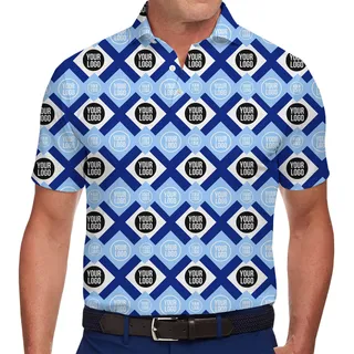 Custom Printed Polo Shirt with Company Logo for Maximum Visibility