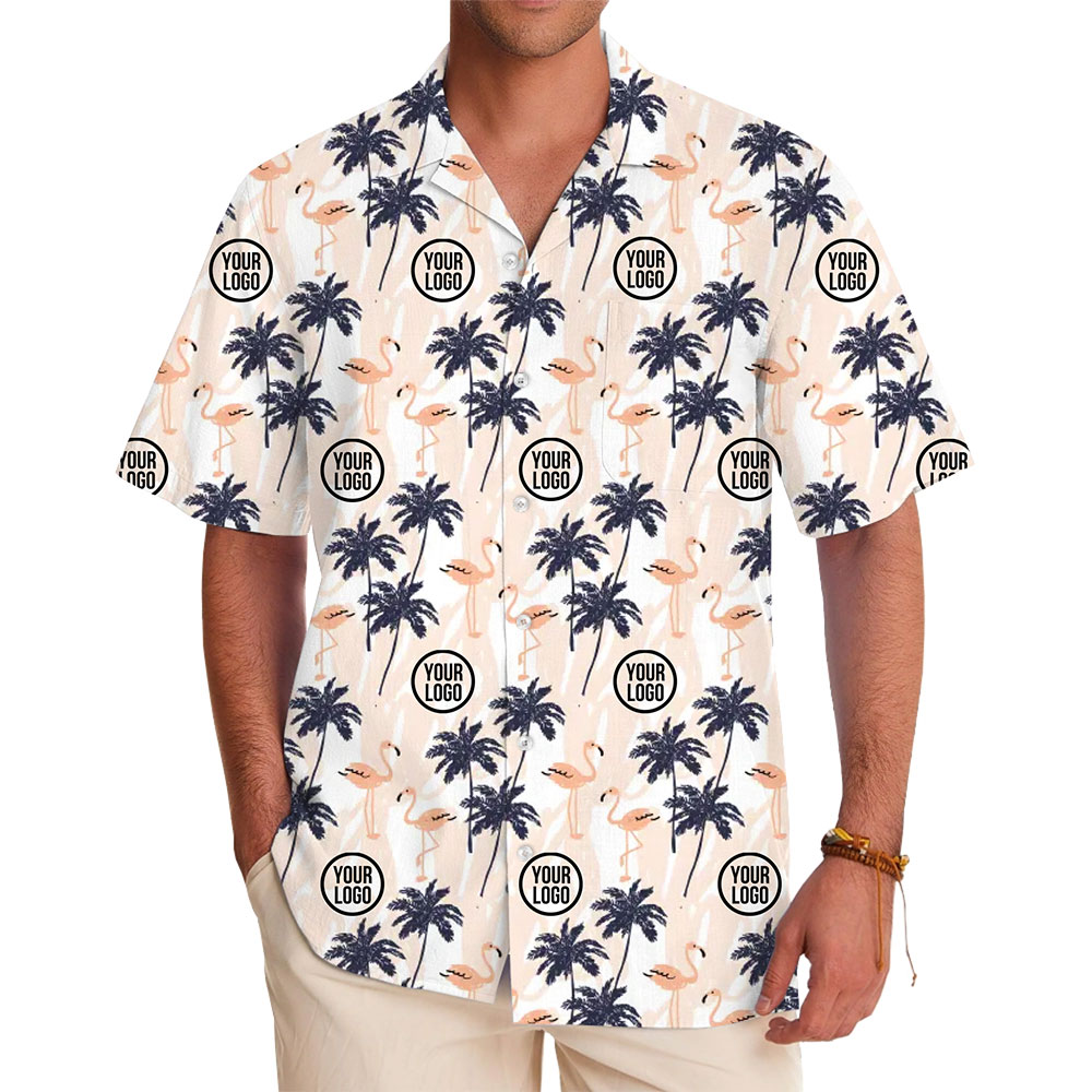 Palm Tree Flamingo Paradise Hawaiian Shirt for Men and Women - variant image 1