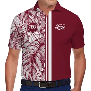 Business Retreat Aloha Logo Collared Polo Shirt