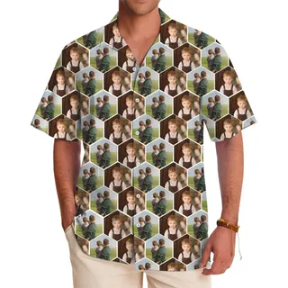 Custom Photo Collage Hawaiian Shirt Personalized Summer Style
