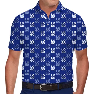 Custom Logo Polo Shirt [Instant Preview]