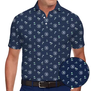 Personalized Small Logo With Palm Tree Polo Shirt