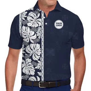 Personalized Logo Side Band Golf Polo Shirt
