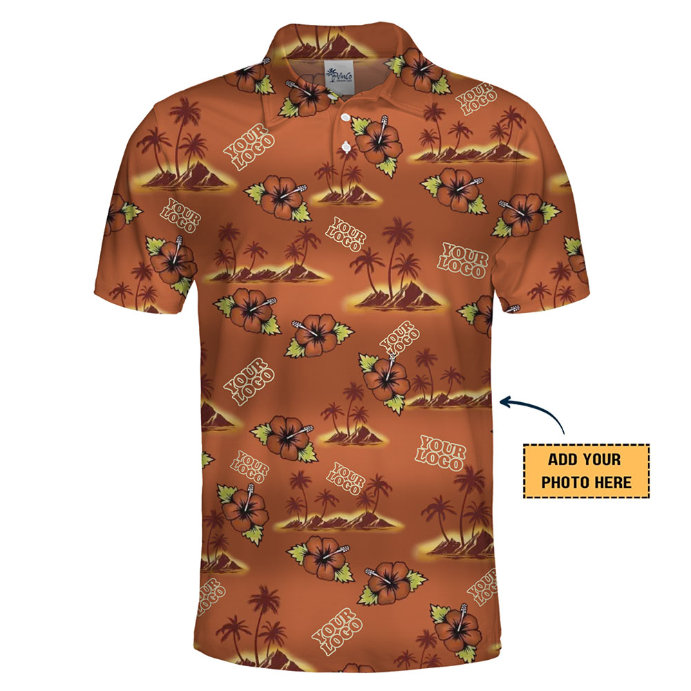 Branded Tropical Polo Shirt Stylish and Comfortable for Events - variant image 1