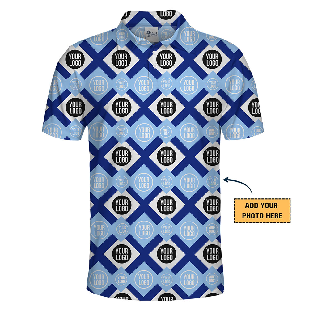 Custom Printed Polo Shirt with Company Logo for Maximum Visibility