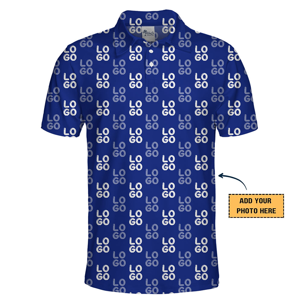 Custom Logo Polo Shirt [Instant Preview]