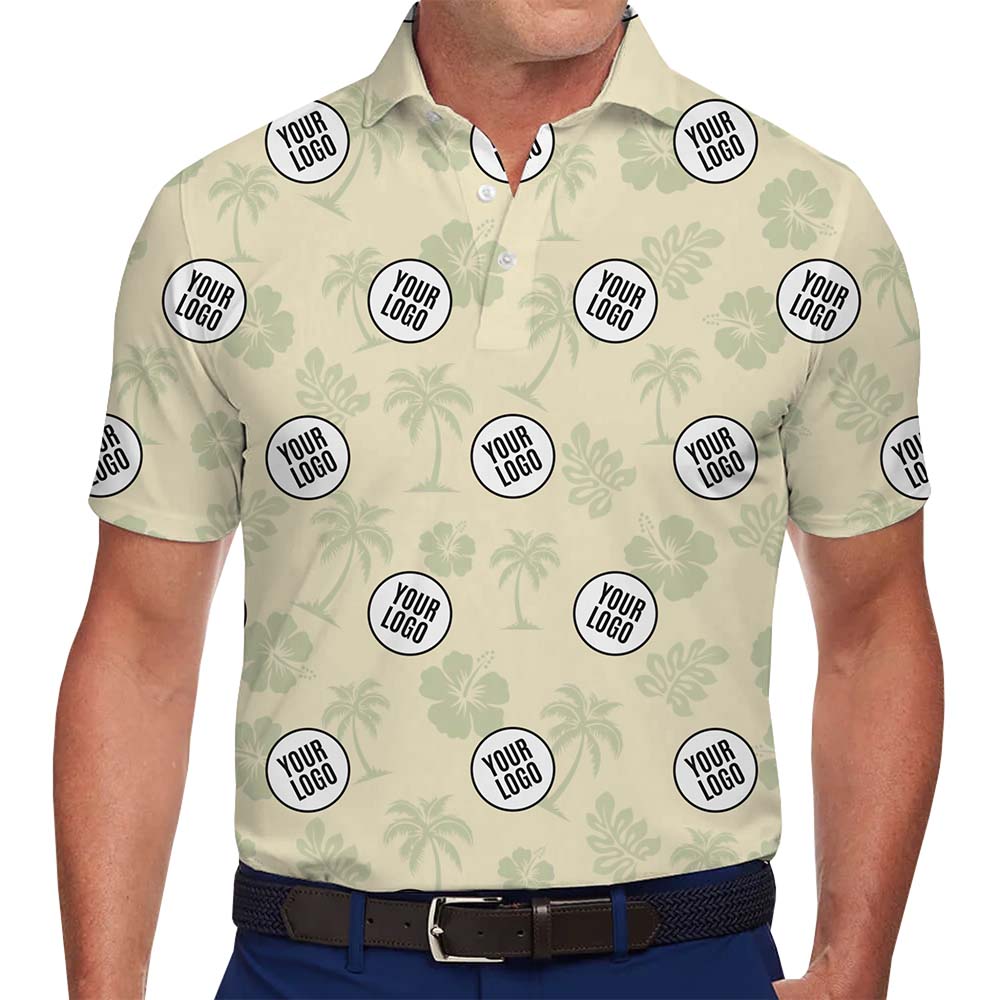 Aloha Palm Custom Logo Golf Polo Shirt - variant image 1
