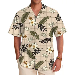 Vintage Hibiscus Hawaiian Shirt With Custom Logo
