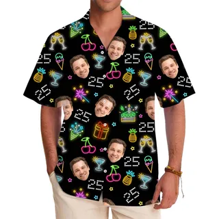 Personalized Birthday shirts With Face And Age