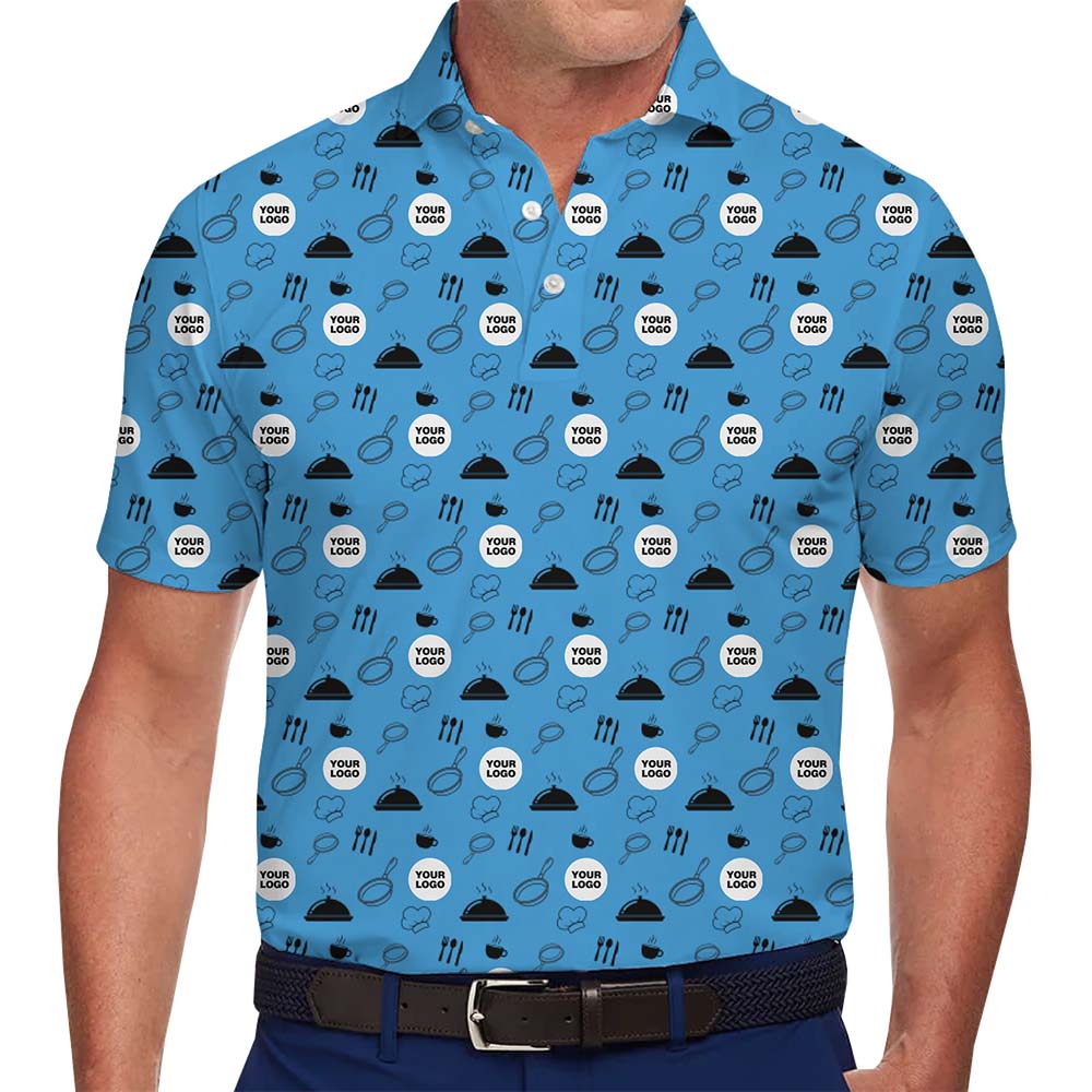 Custom Restaurant Polo Shirts With Instant Preview - variant image 1