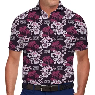 Tropical Elegance Custom Polo for Events and Team Outfits