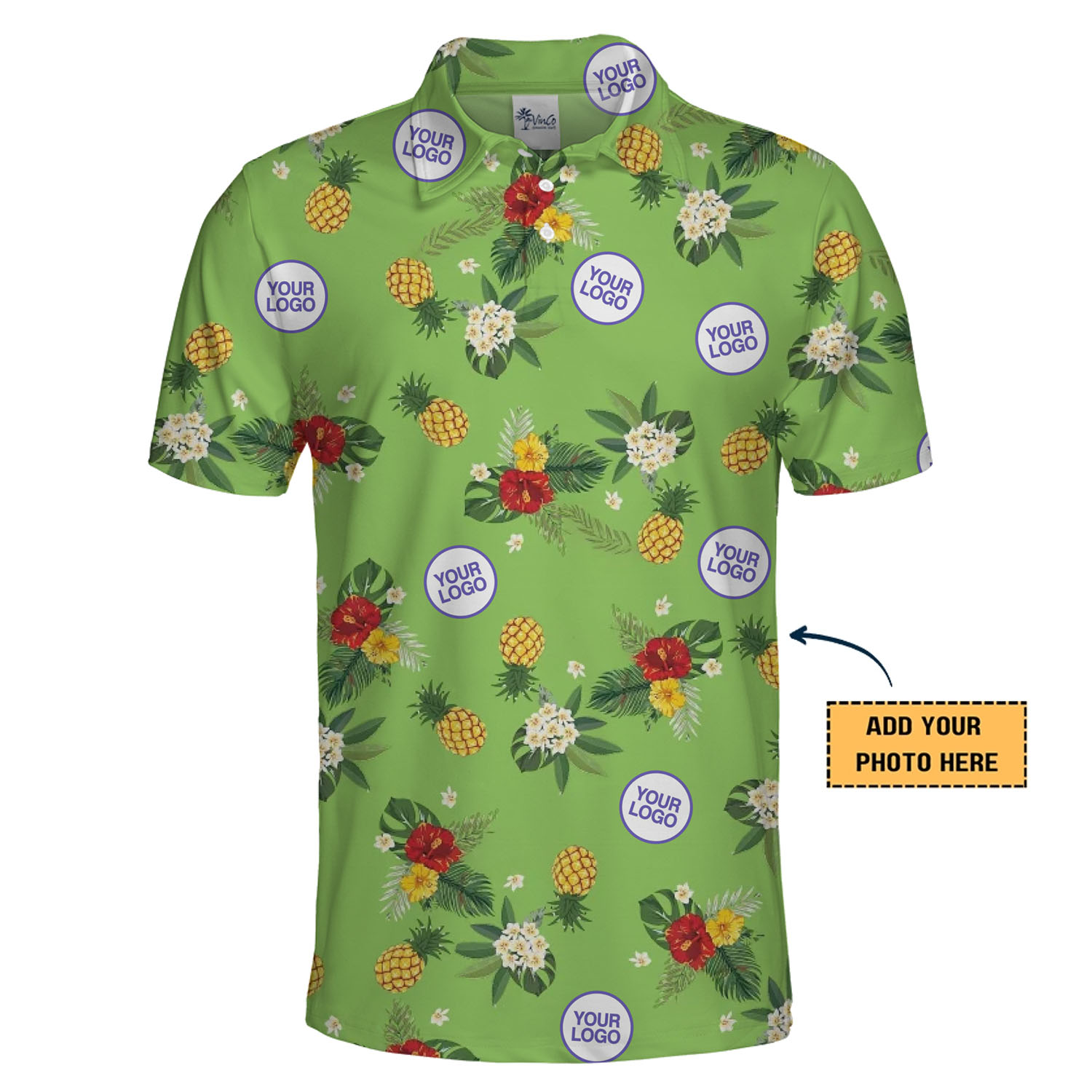 Customize Pineapple Polo Shirt With Company Logo