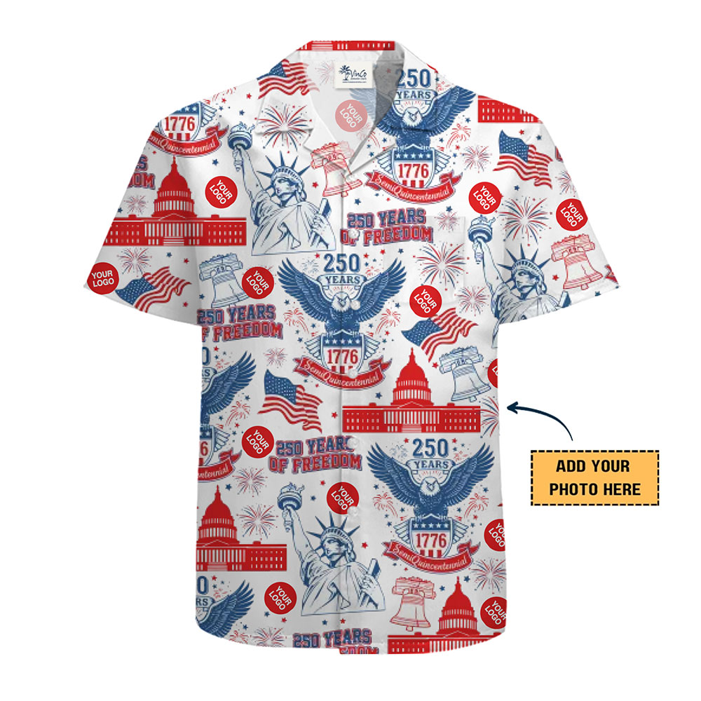 Liberty and Fireworks Shirt 250 Years of American Pride