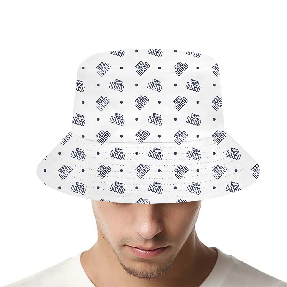 All Over Logo Dot Print Bucket Hat - variant image 1
