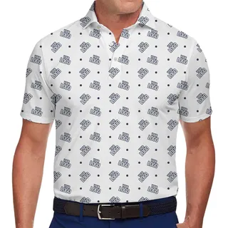Custom Brand Micro Dot Golf Polo Shirt