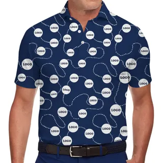 [Live Preview] Custom Logo Sailing Rope Polo Shirt