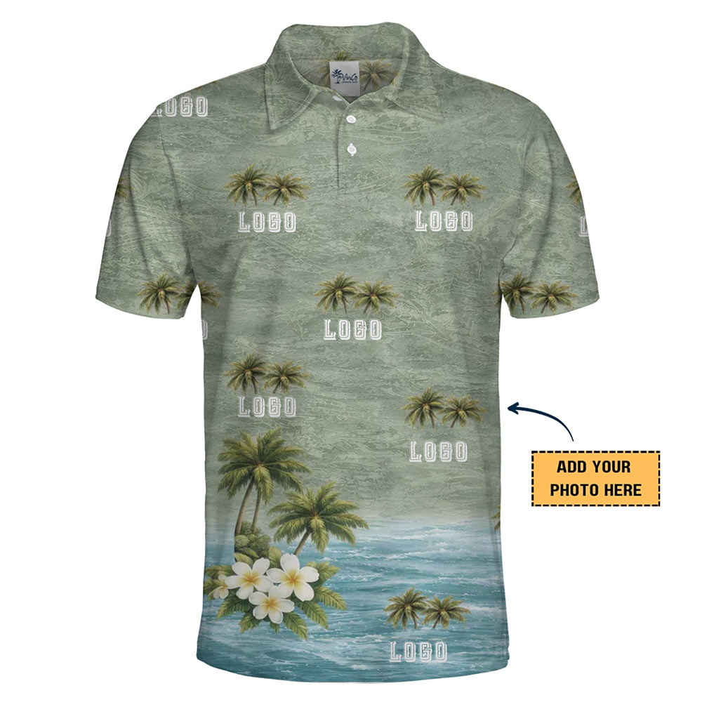 [Live Preview] Company Retreat Tropical Polo Shirt