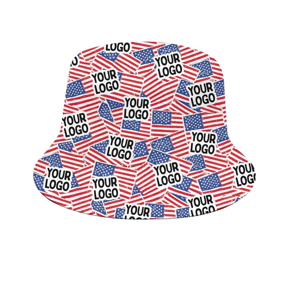 Custom American Flag Bucket Hat