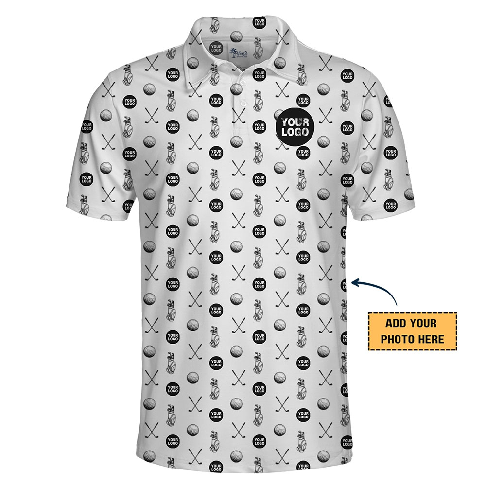 Customize Modern Golf Polo Shirt With Company Logo