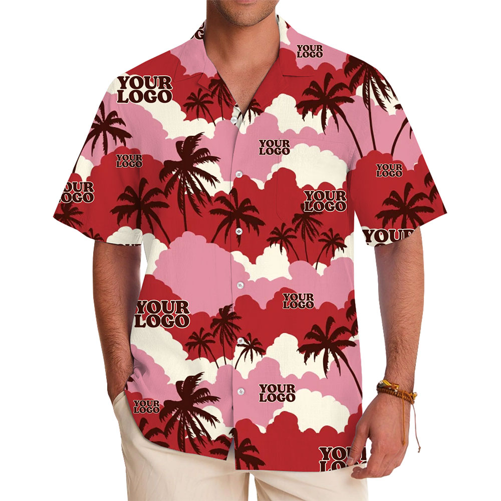 Custom Sunset-Themed Hawaiian Shirt for Branding - variant image 1