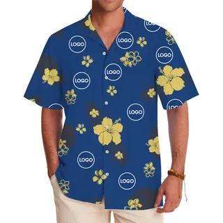 Custom Printed Floral Shirt for Business and Summer Parties