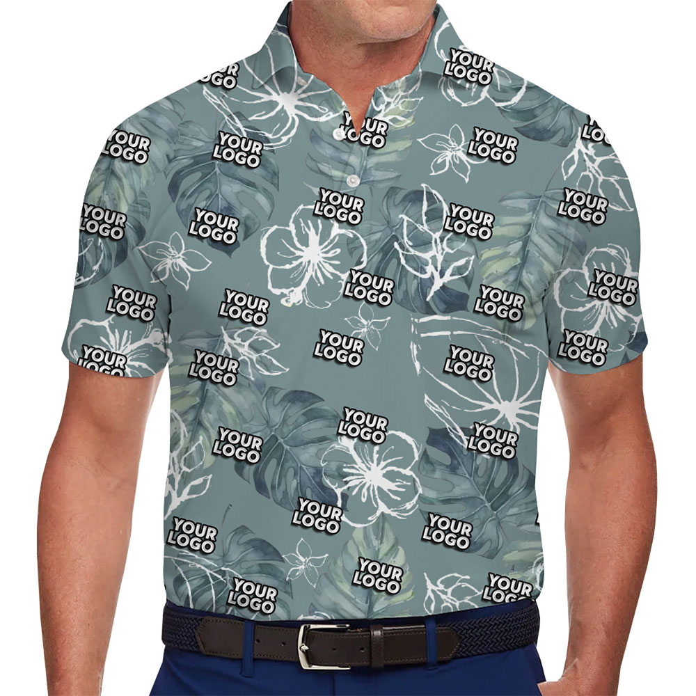 Light Green Tropical Polo Shirt for Corporate and Casual Wear - variant image 1