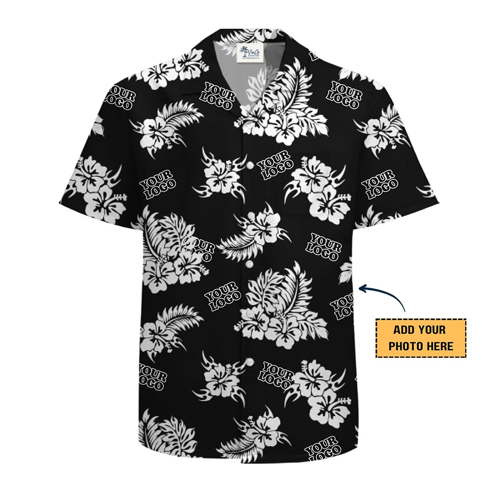 Exclusive Custom Logo Shirt with Tropical Flair and Live Preview