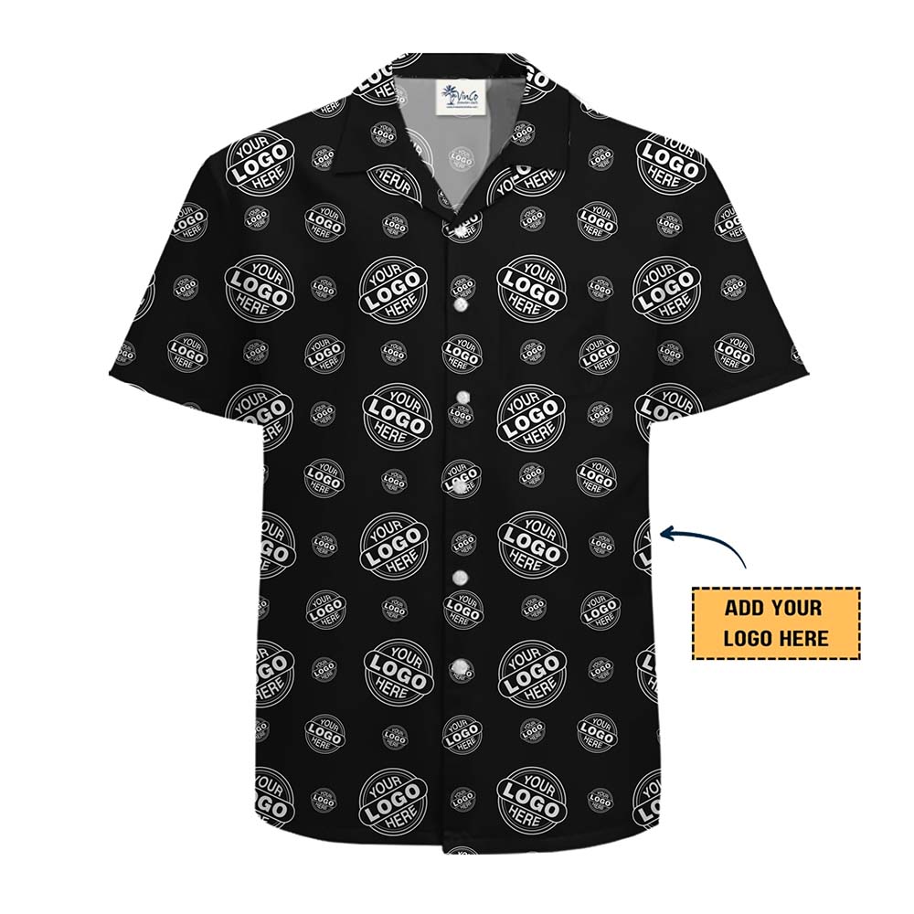 Custom Color And Logo Button Up Shirt With Preview