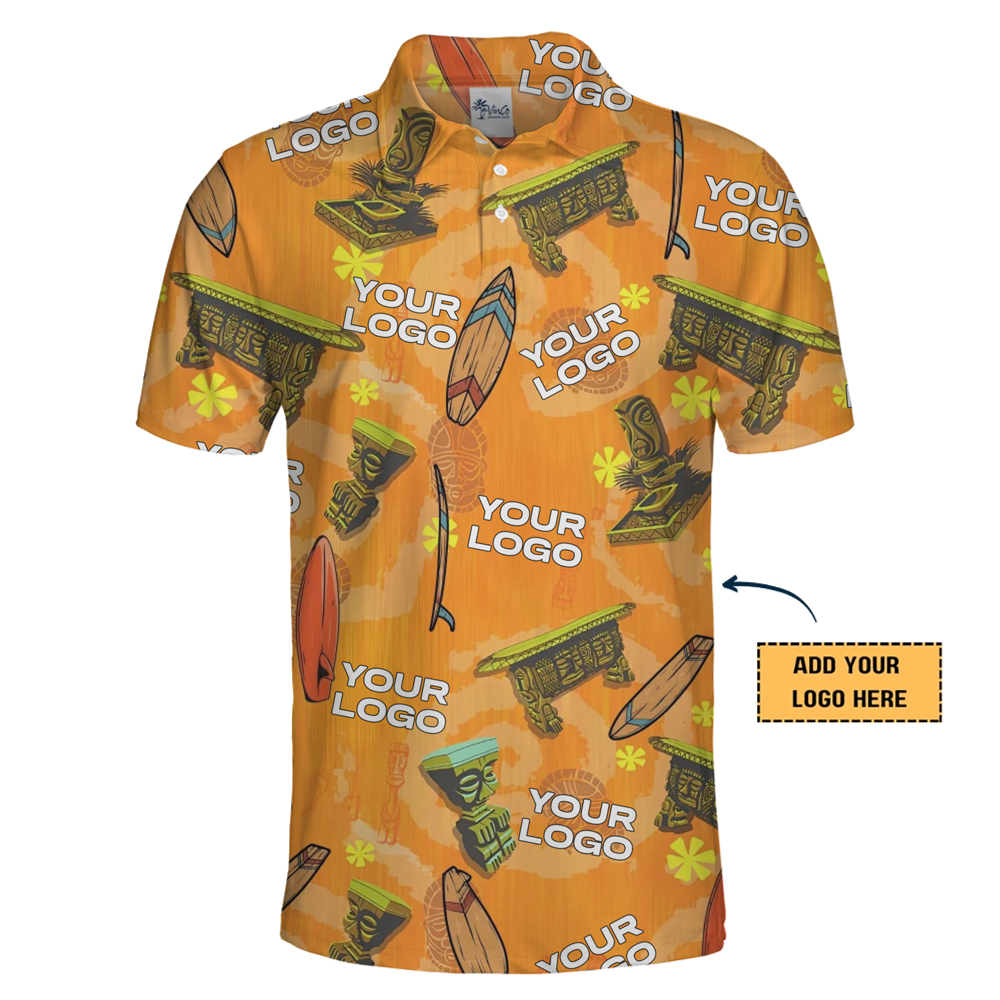 Custom Logo Tiki Polo Shirt
