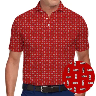 Custom All Over Logo Polo Shirt