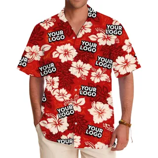 Custom Your Own Hibiscus Hawaiian Shirt With Logo