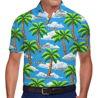 Tropical Paradise Polo Shirt Fully Customizable with Instant Preview