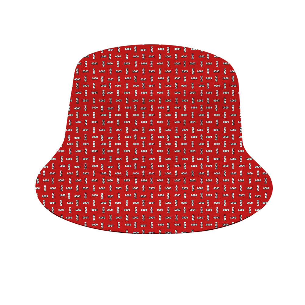 Custom Repeating Logo Bucket Hat