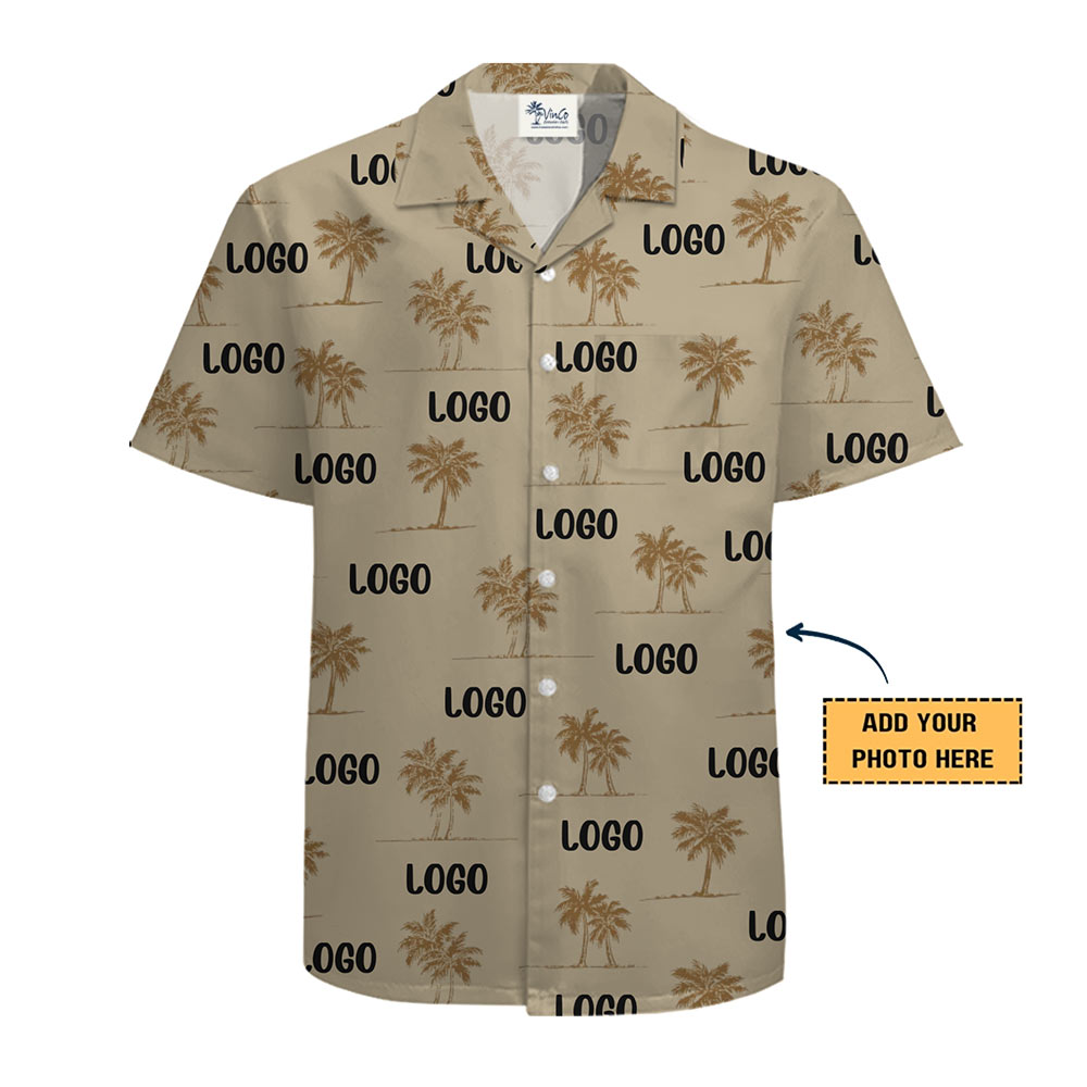 Personalized Palm Tree Hawaiian Shirt For Teams