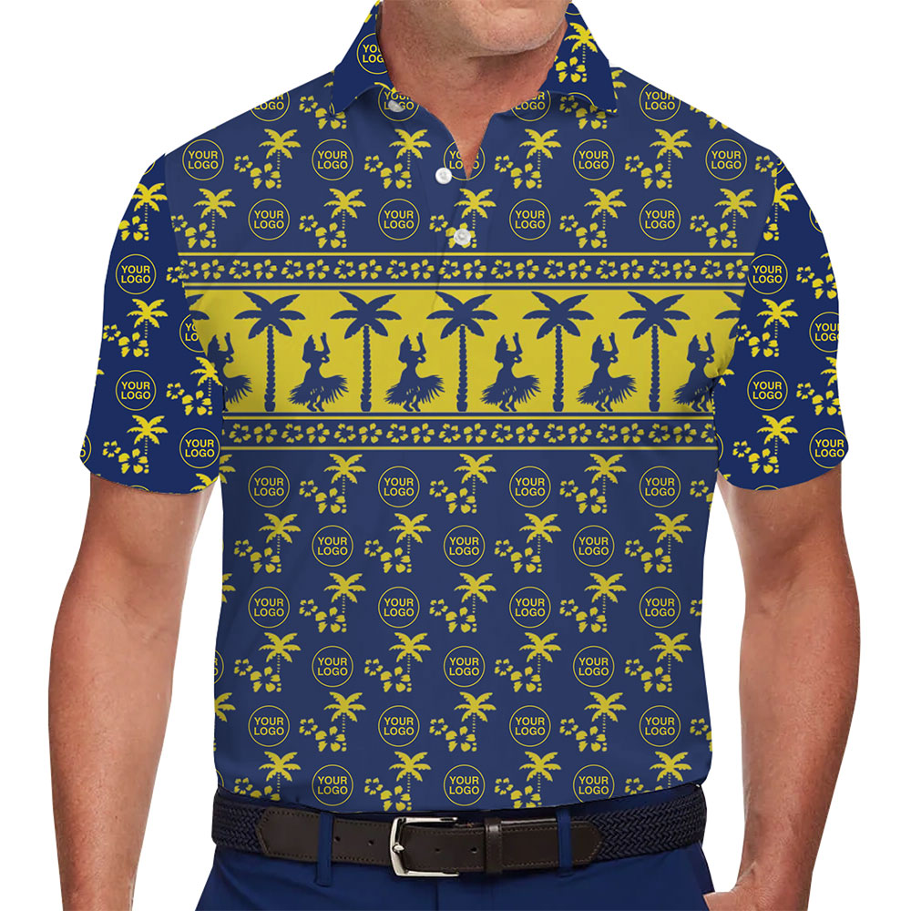 Custom Collared Polo Shirt with Island Vibes and Logo Placement - variant image 1