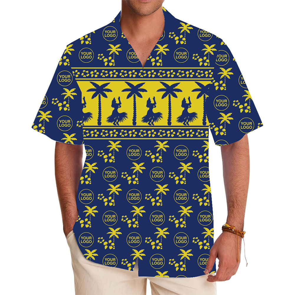 Vibrant Custom Tropical Shirt with Logo for Events and Teams - variant image 1