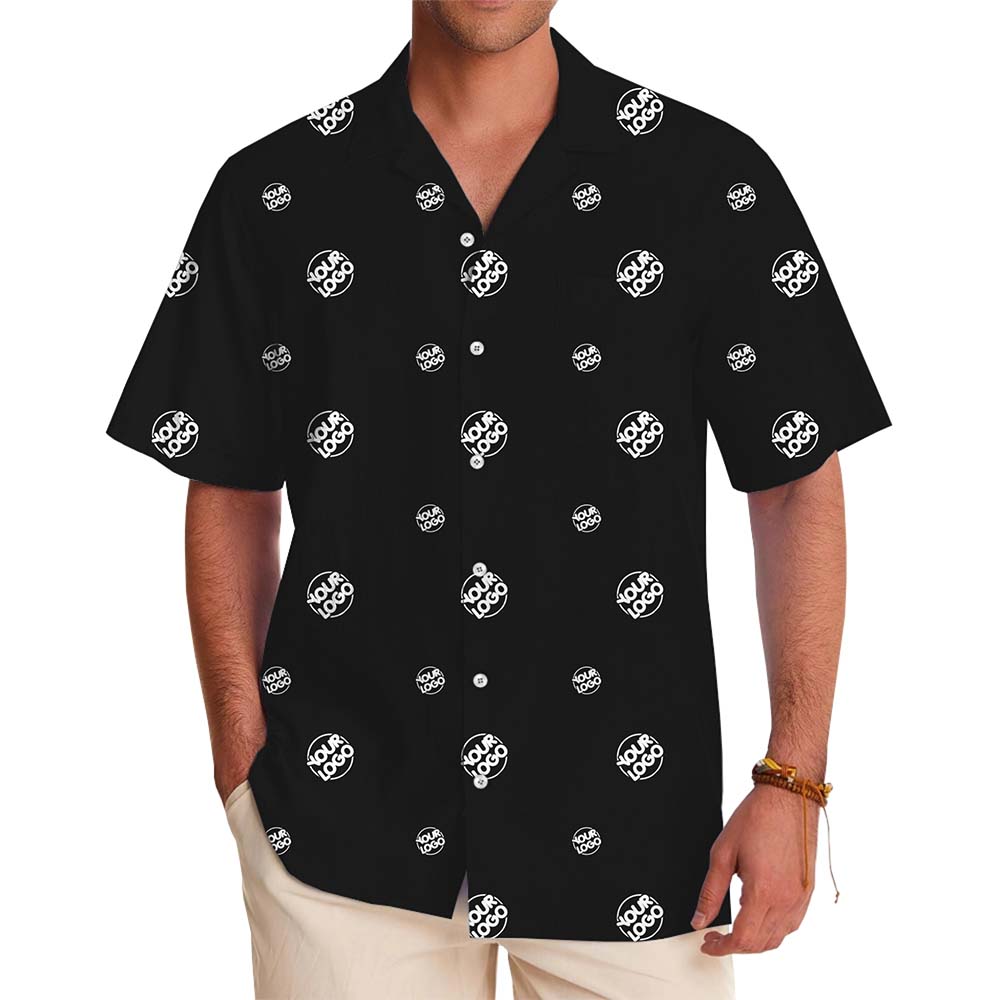 No Minimum Custom Logo Button Up Shirt With Preview - variant image 1