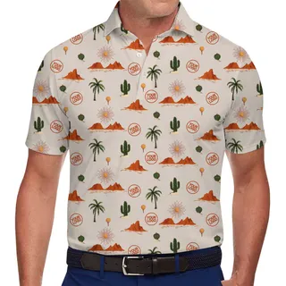 Cactus Polo Shirt With Custom Logos And Color