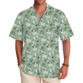 Customizable Tropical Parrots Hawaiian Shirt