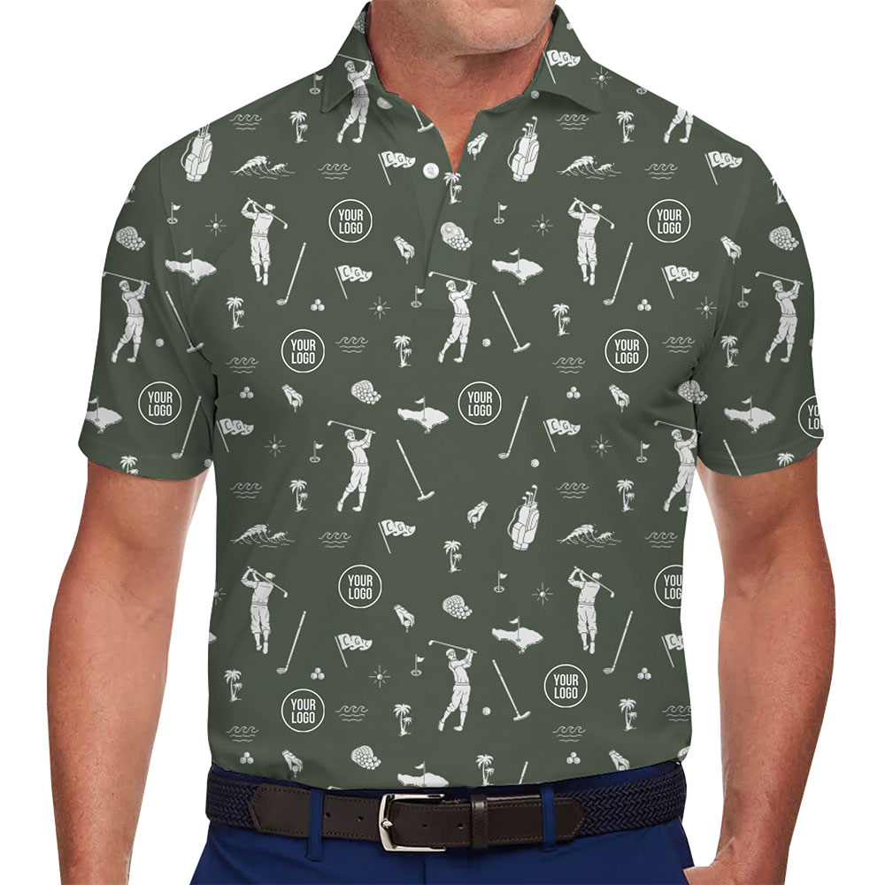 [Live Preview] Branded Golf Tournament Polo Shirt - variant image 1