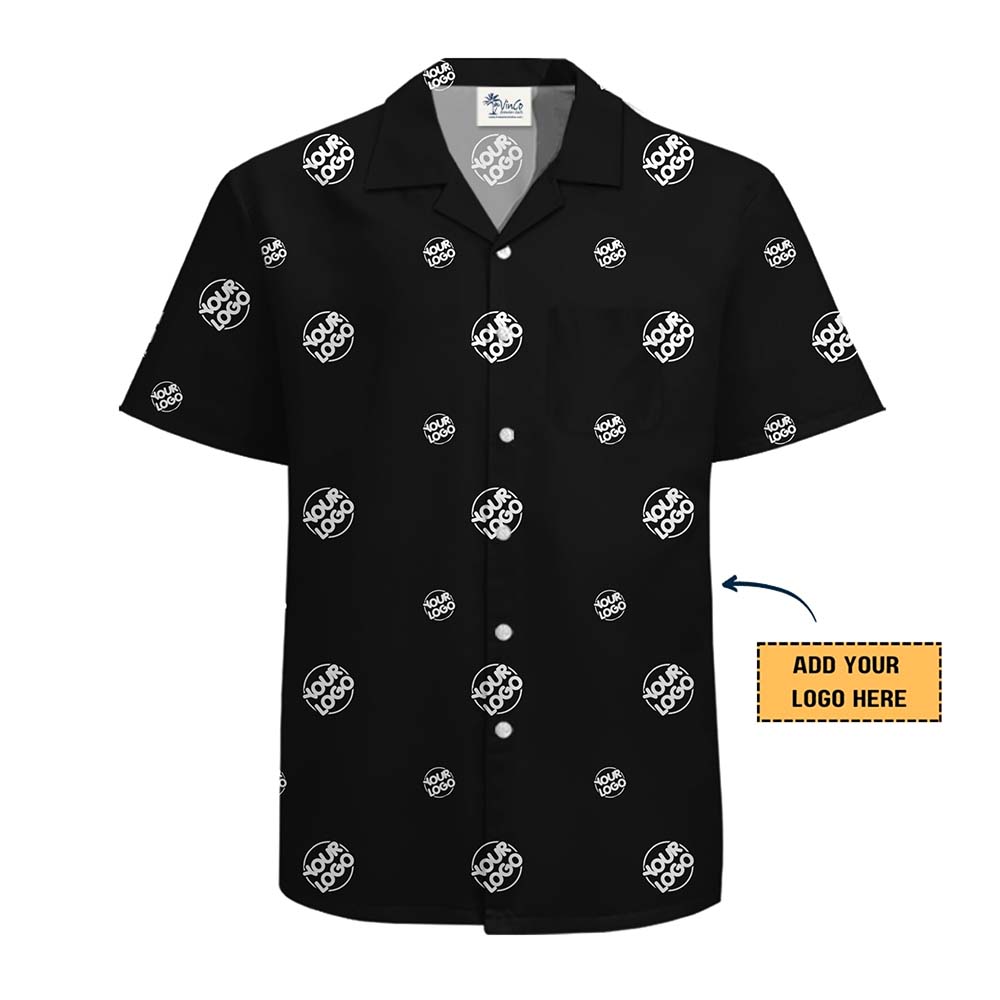 No Minimum Custom Logo Button Up Shirt With Preview