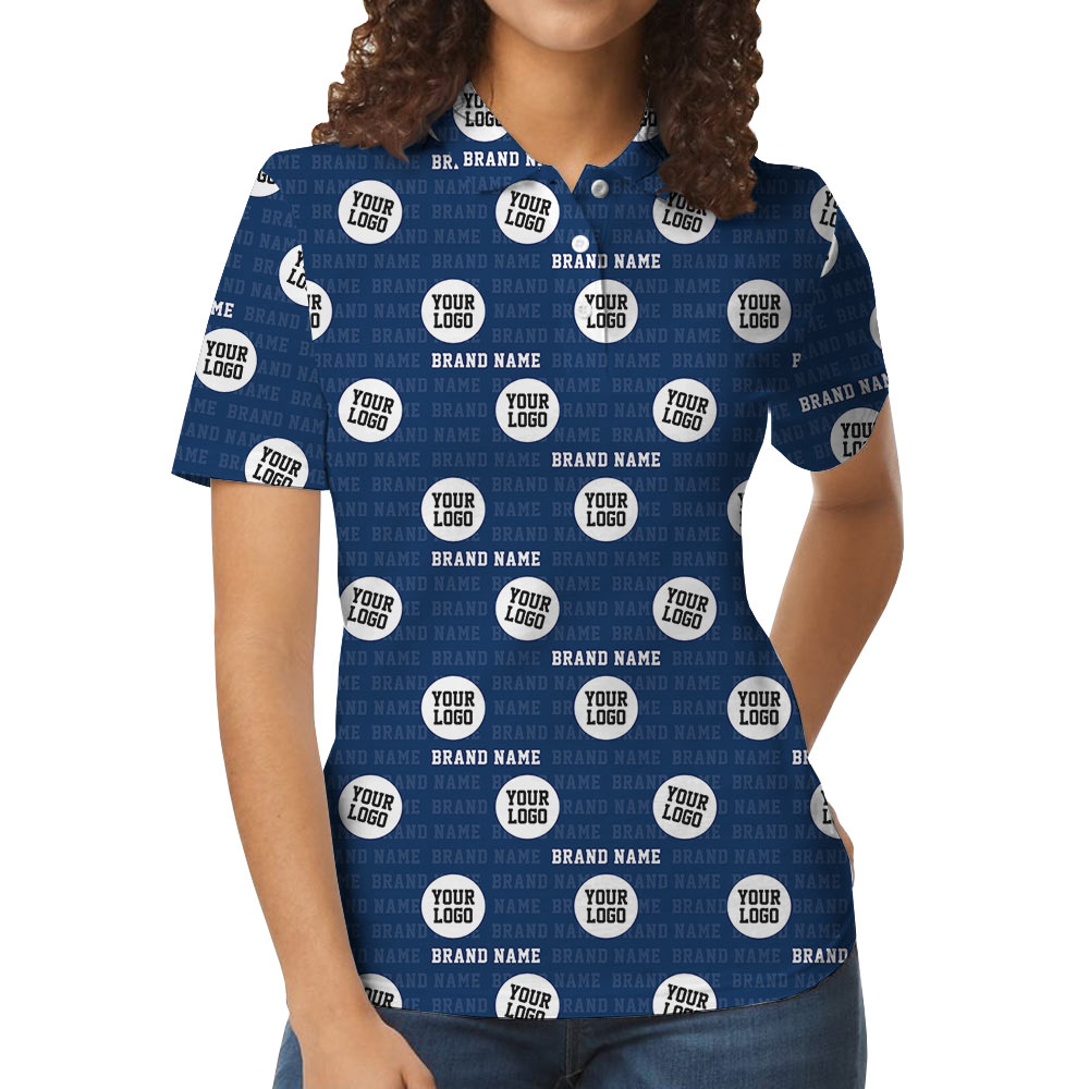 Custom Brand Statement Collared Polo Shirt No Minimum