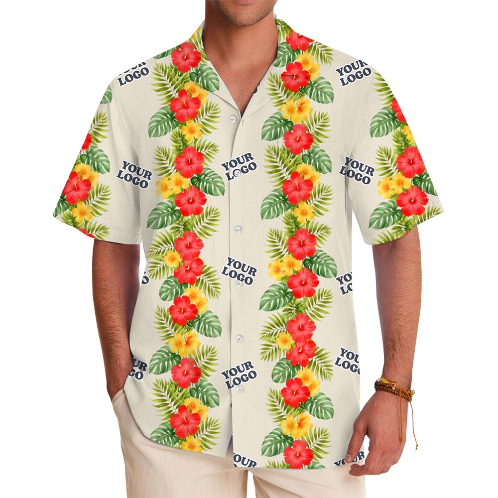 [Live Preview] Personalized Tropical Event Hawaiian Shirt - variant image 1