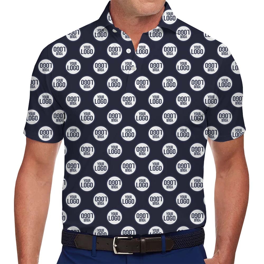 Custom Logo All Over Print Polo Shirt for Businesses - variant image 1