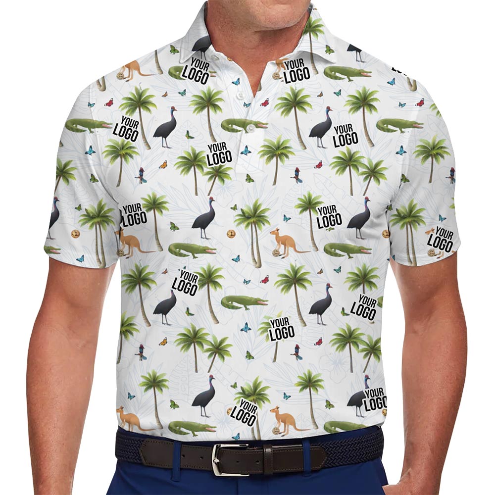 Personalized Wildlife Polo Shirt With Live Preview - variant image 1