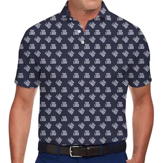 Customize All Over Print Logo Business Polo Shirt