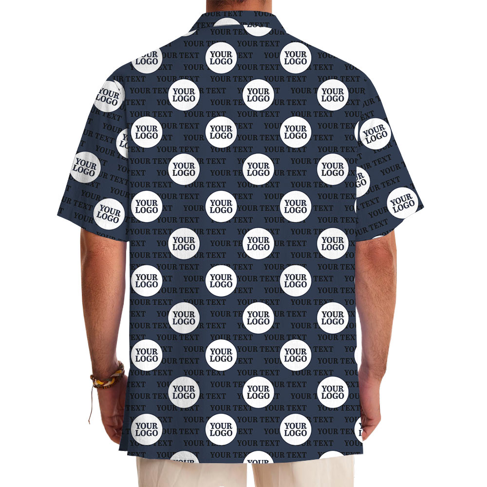 Personalized Company Logo And Brand Name Button Up Shirt