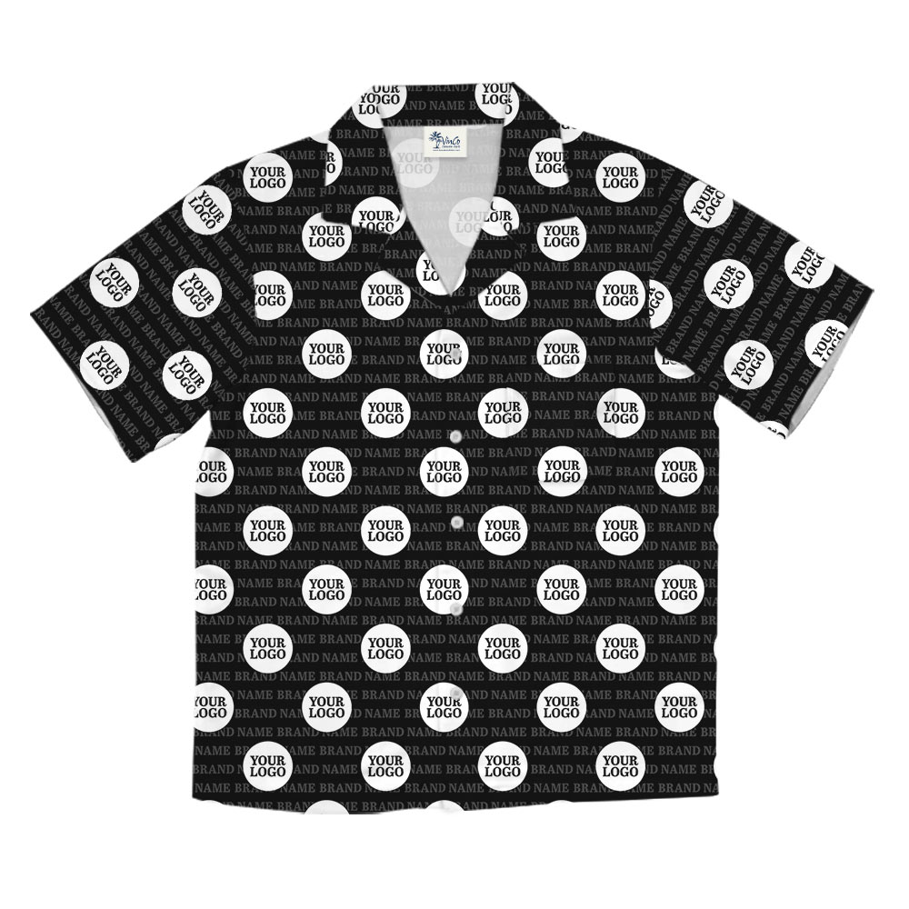 Personalized Company Logo And Brand Name Button Up Shirt