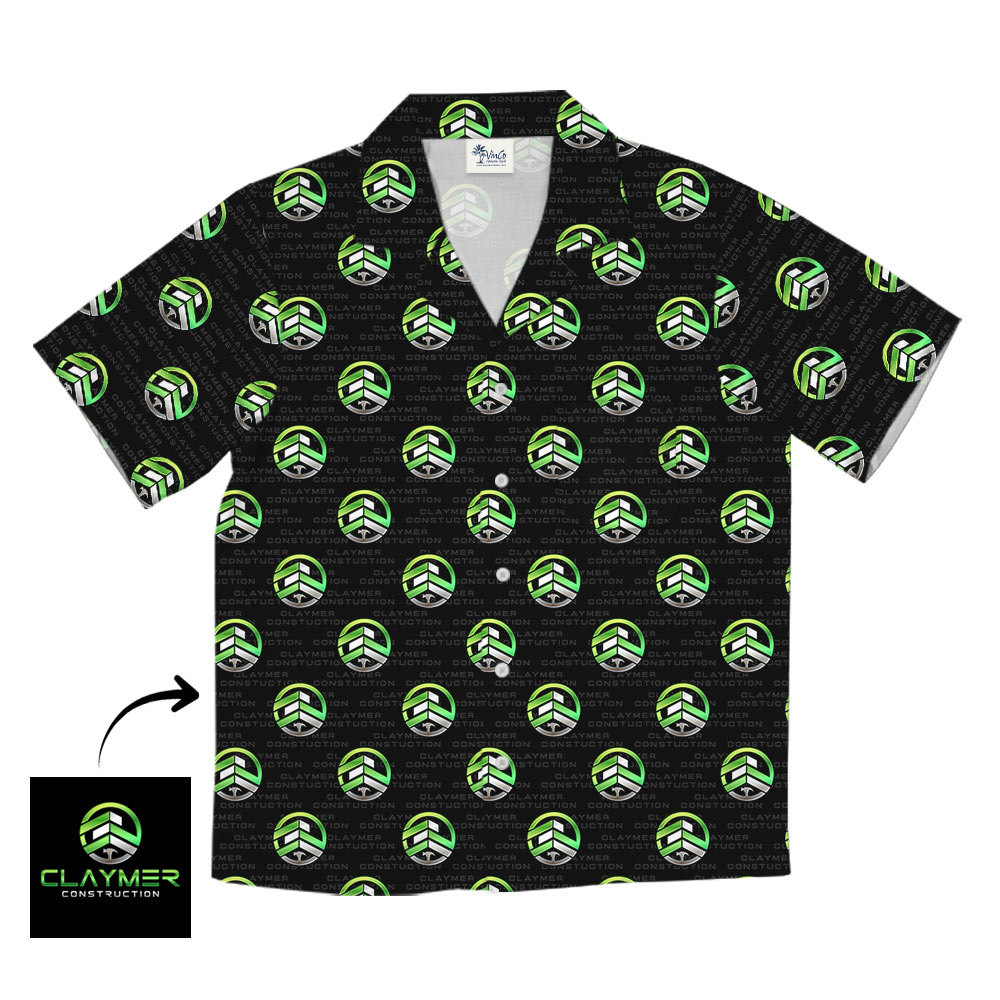 Personalized Company Logo And Brand Name Button Up Shirt